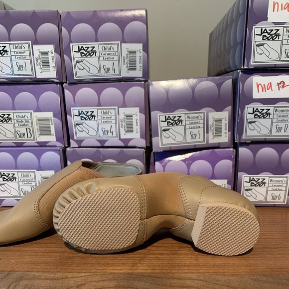 Assorted Girls Slip-On Jazz Boots - Picture 2 of 6